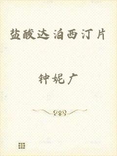盐酸达泊西汀片