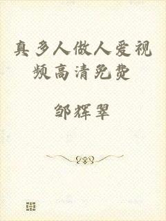 真多人做人爱视频高清免费