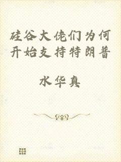 硅谷大佬们为何开始支持特朗普