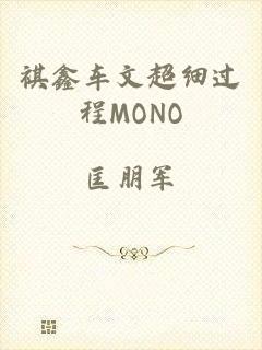 祺鑫车文超细过程MONO