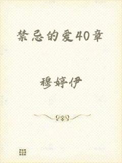 禁忌的爱40章