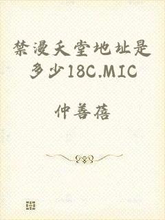 禁漫夭堂地址是多少18C.MIC