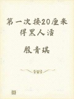 第一次接20厘米得黑人活