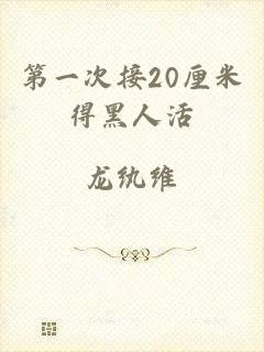 第一次接20厘米得黑人活