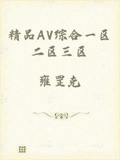 精品AV综合一区二区三区