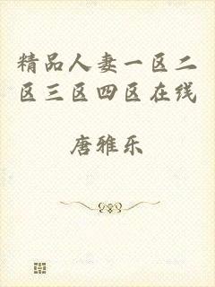 精品人妻一区二区三区四区在线