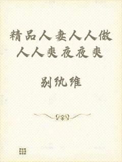 精品人妻人人做人人爽夜夜爽