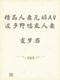 精品人妻无码AV波多野结衣人妻