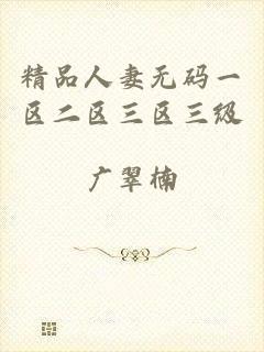 精品人妻无码一区二区三区三级