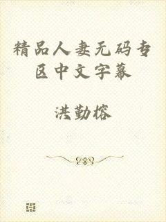 精品人妻无码专区中文字幕