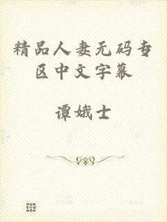 精品人妻无码专区中文字幕