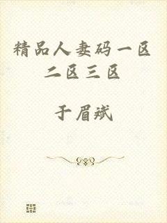 精品人妻码一区二区三区
