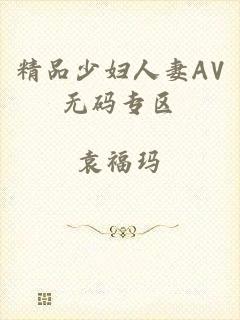 精品少妇人妻AV无码专区