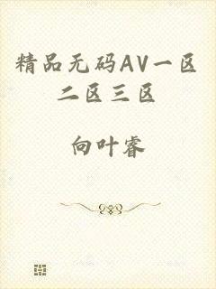 精品无码AV一区二区三区