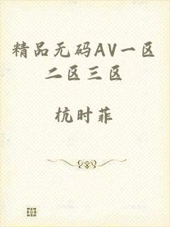精品无码AV一区二区三区