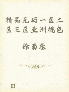 精品无码一区二区三区亚洲桃色