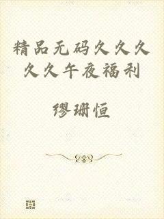 精品无码久久久久久午夜福利