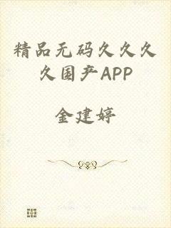 精品无码久久久久国产APP