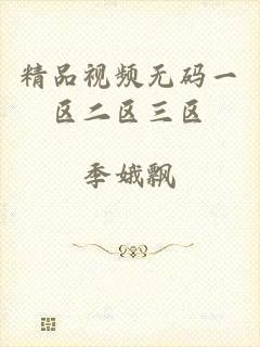 精品视频无码一区二区三区