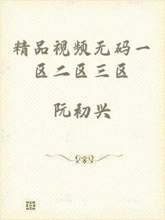 精品视频无码一区二区三区