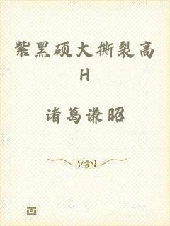 紫黑硕大撕裂高H
