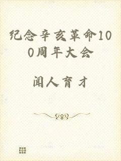 纪念辛亥革命100周年大会