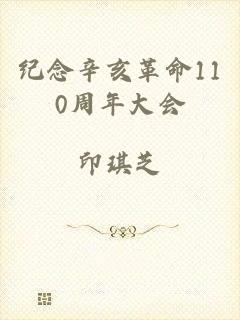 纪念辛亥革命110周年大会