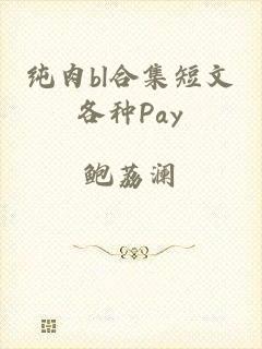 纯肉bl合集短文各种Pay