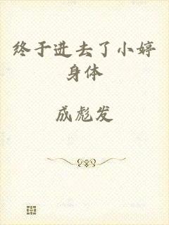 终于进去了小婷身体