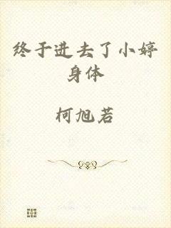 终于进去了小婷身体