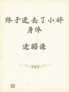 终于进去了小婷身体