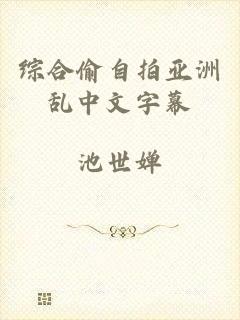综合偷自拍亚洲乱中文字幕
