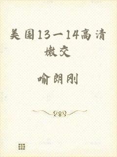 美国13一14高清嫩交
