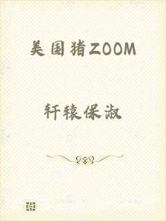 美国猪ZOOM