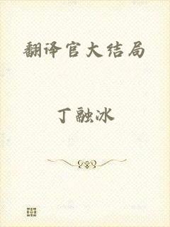 翻译官大结局