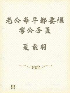 老公每年都要裸考公务员
