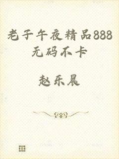 老子午夜精品888无码不卡