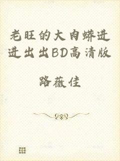 老旺的大肉蟒进进出出BD高清版