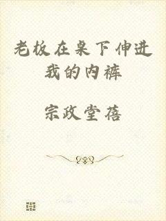老板在桌下伸进我的内裤