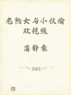 老熟女与小伙偷欢视频
