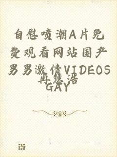 自慰喷潮A片免费观看网站国产男男激情VIDEOSGAY