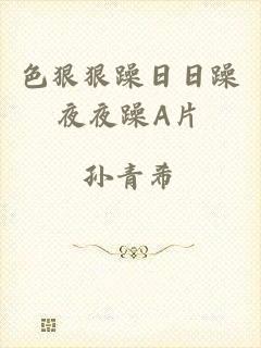 色狠狠躁日日躁夜夜躁A片