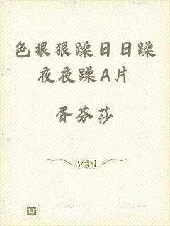 色狠狠躁日日躁夜夜躁A片