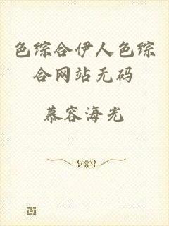色综合伊人色综合网站无码