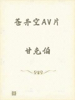 苍井空AV片