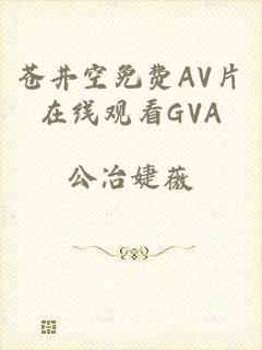 苍井空免费AV片在线观看GVA