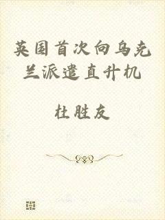 英国首次向乌克兰派遣直升机