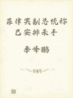 菲律宾副总统称已安排杀手