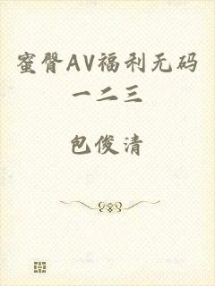 蜜臀AV福利无码一二三