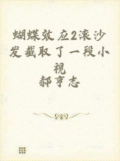 蝴蝶效应2滚沙发截取了一段小视